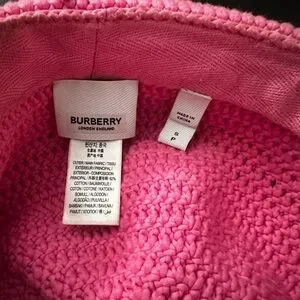 Burberry | Accessories | Burberry Vibrant Pink Knit Hat  display picture 3
